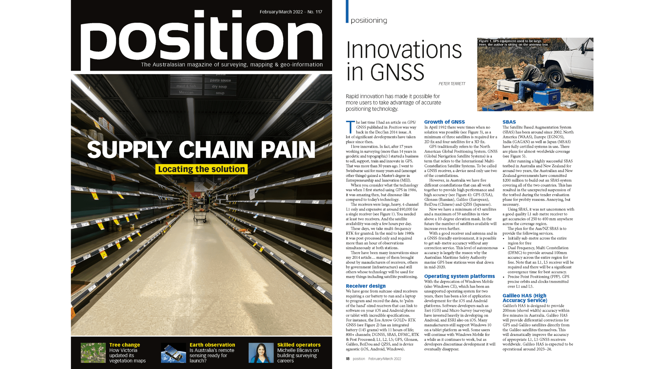 Position Magazine - 4D Global GNSS Position Magazine - 4D Global GNSS